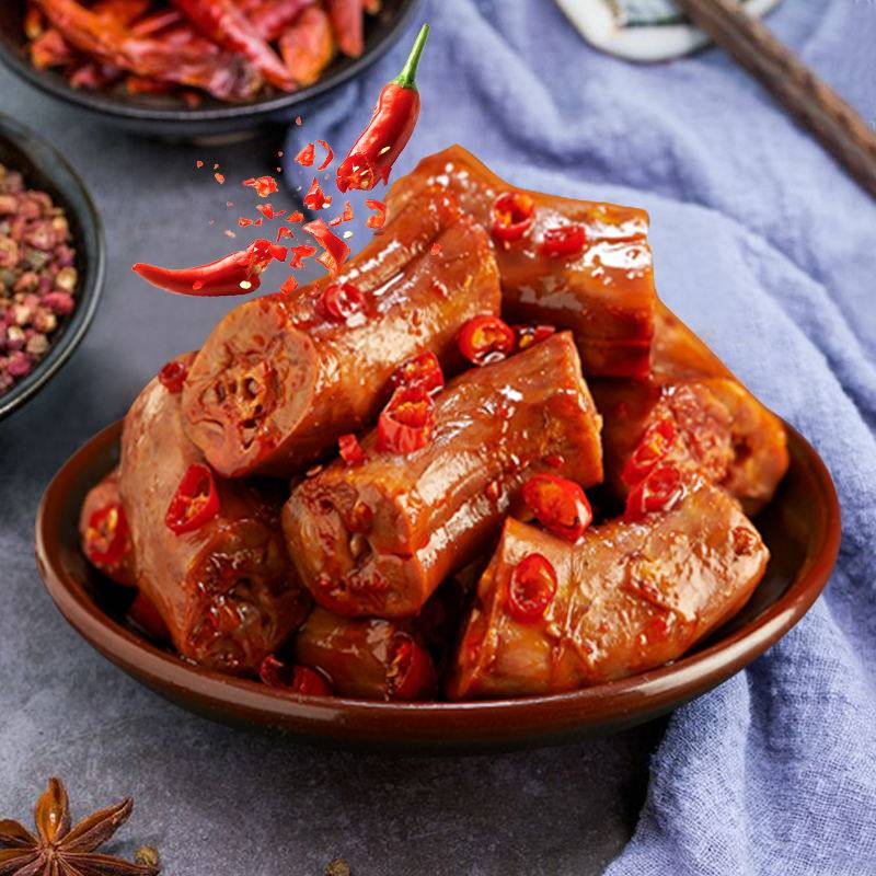 绝艺鸭脖148g卤味麻辣辣味手撕脖子鸭肉熟食鸭肉零食