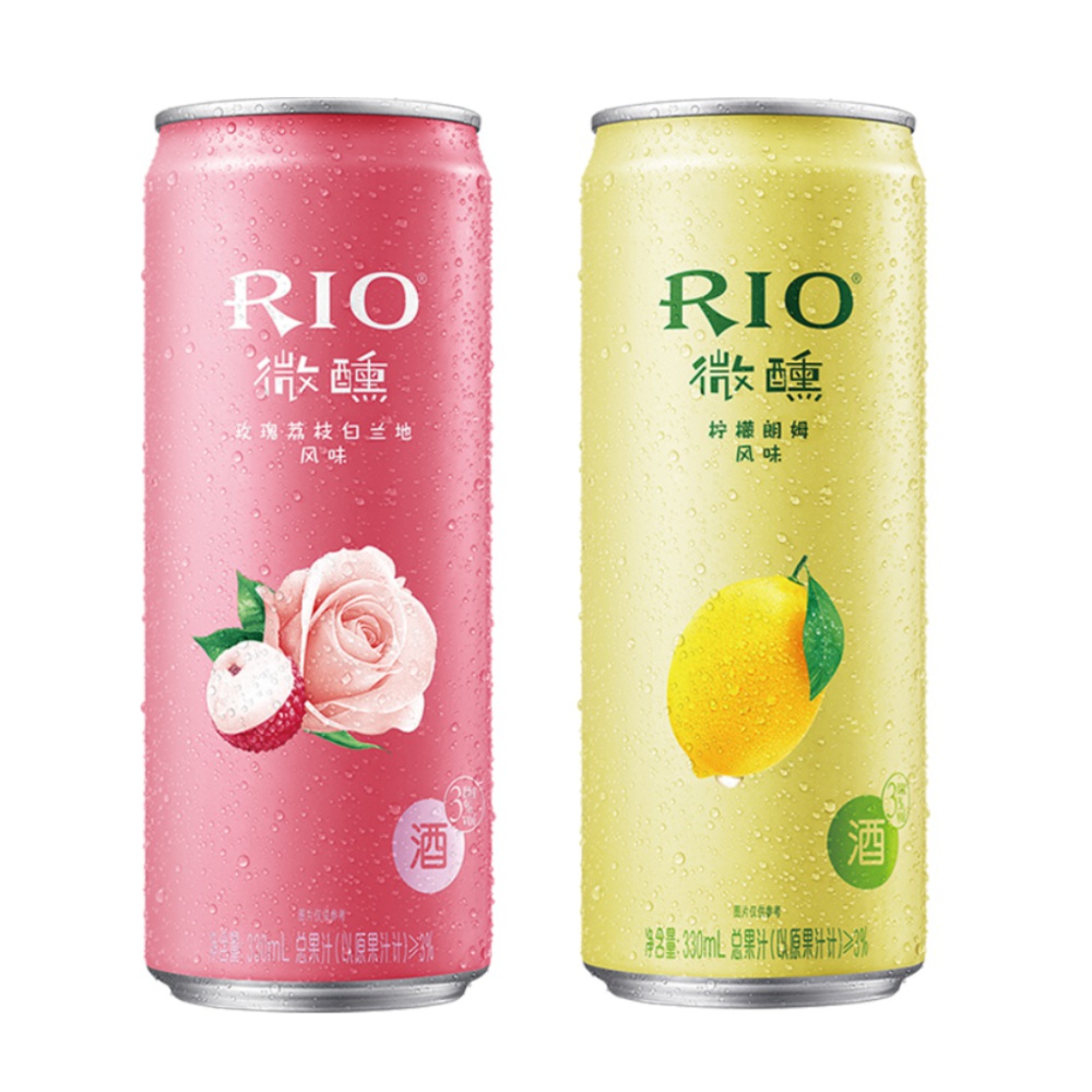 rio锐澳3度微醺荔枝柠檬口味果酒洋酒预调预调鸡尾酒