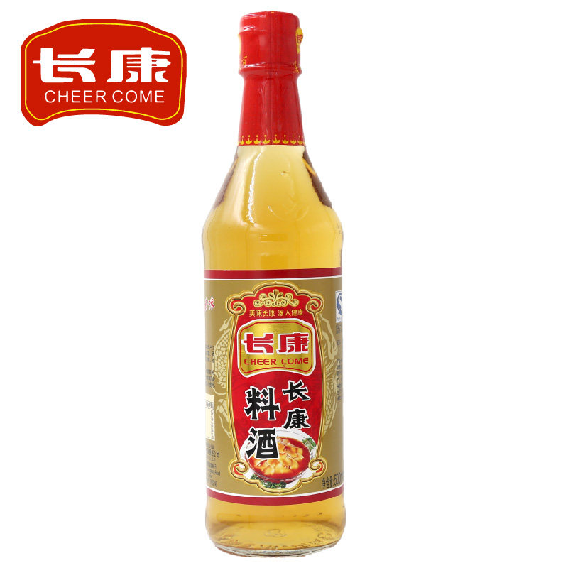 长康料酒500ml调味汁香味浓郁烹饪炒菜黄酒家用料酒