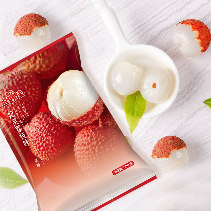【上好佳】荔枝味网红零食糖果500g