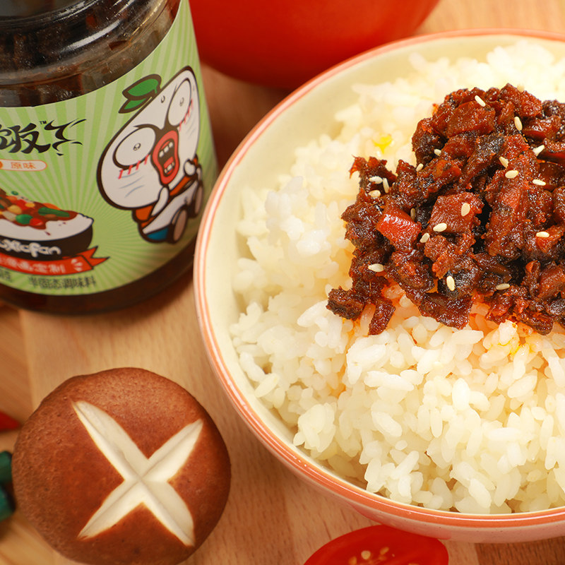 下饭香居香菇酱拌饭酱250g不辣拌面佐餐夹馍酱类调料