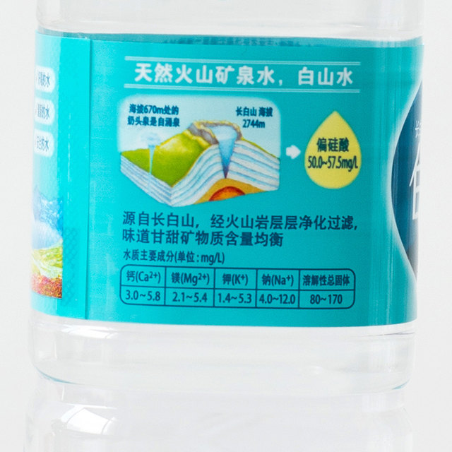 Agricultural heart Bai Mountain water natural drinking pure mineral water 2L * 6 bottles * 2 box bubble tea cooking export Korea Agricultural heart Bai Mountain water natural drinking pure mineral water 2L * 6 bottles * 2 box bubble tea cooking export Korea