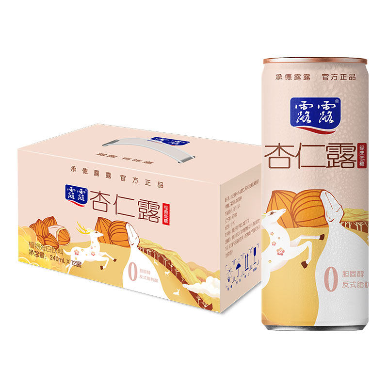 露露低糖杏仁露240ml*12罐_热品库_性价比 省钱购