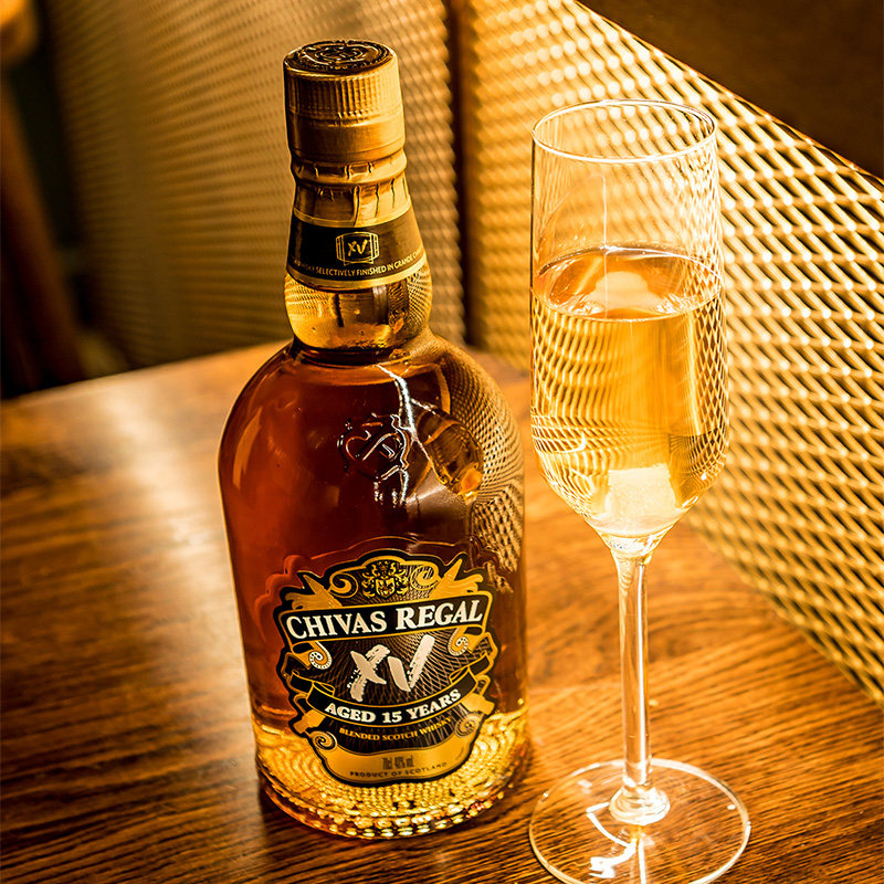lisa同款芝华士15年xv限量威士忌英国进口洋酒威士忌