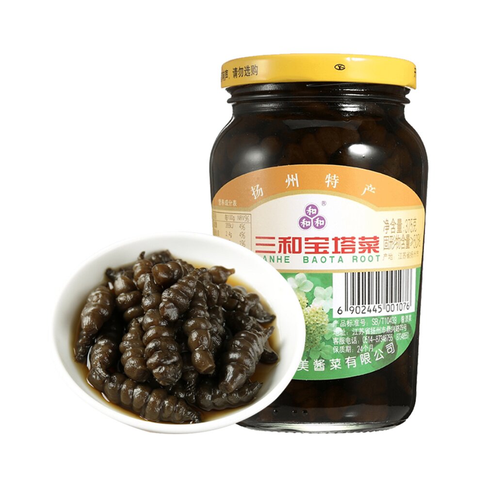 下饭三和四美咸菜宝塔375g早餐配粥泡菜即食酱菜