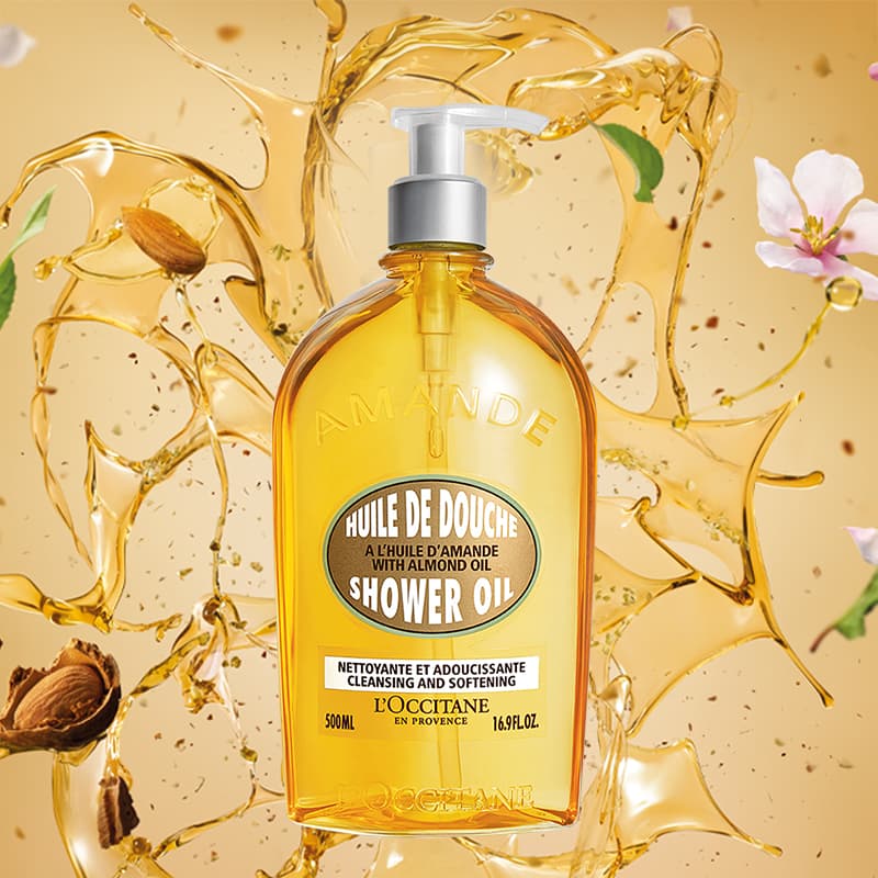 欧舒丹甜扁桃紧致沐浴油500ml