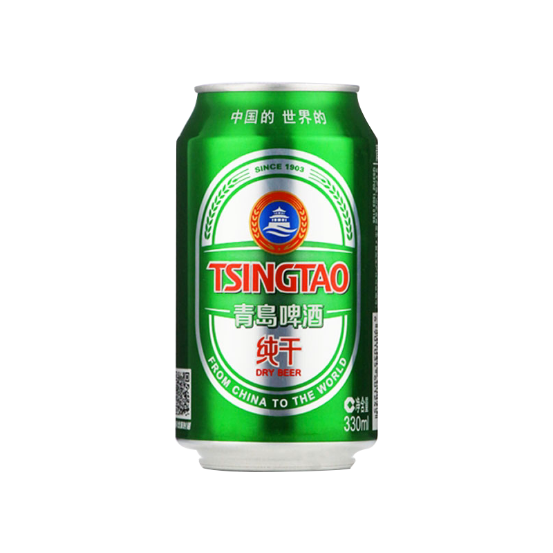 青岛啤酒纯干单听330ml