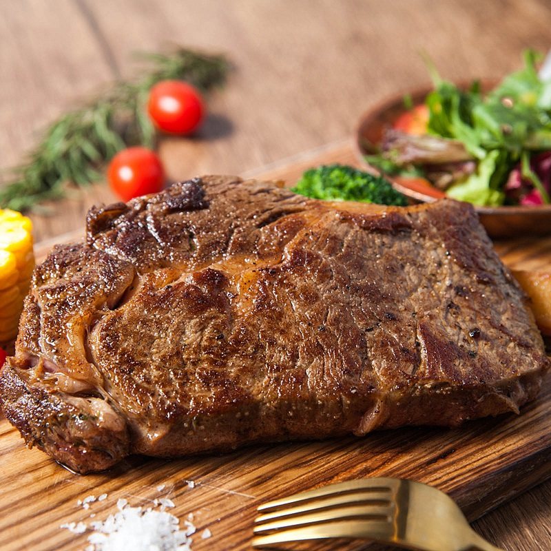 景泰精选原切雪花黑牛a3眼肉牛排牛扒200g牛排