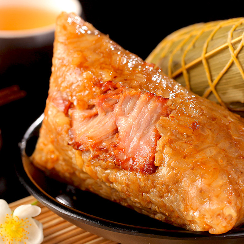 知味观美味鲜肉大肉肉粽100g2只嘉兴早餐囤货粽子