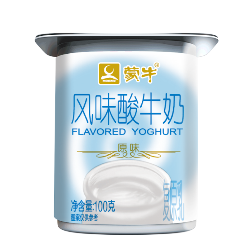 蒙牛风味酸牛奶原味100g16杯组