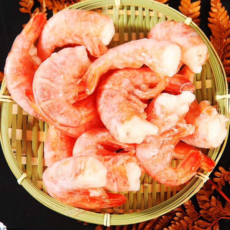 去头红虾500g冻虾