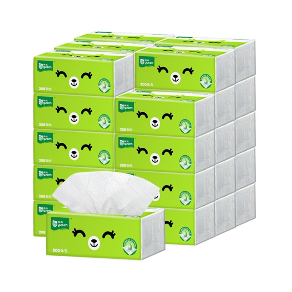 到手169雨森原木抽纸4层30包