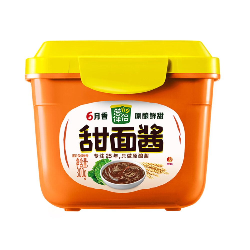 甜面酱伴侣6月香甜300g原酿六月香大烤鸭鸡肉酱类调料