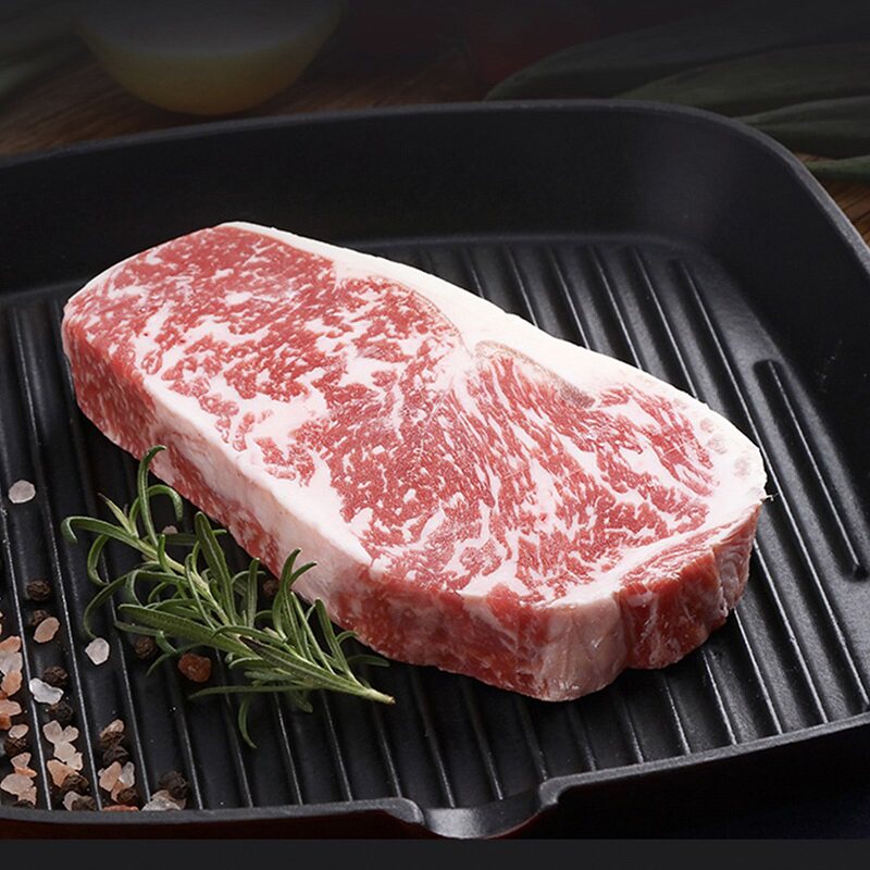 景泰精选原切雪花黑牛a4西冷牛排牛扒200g牛排