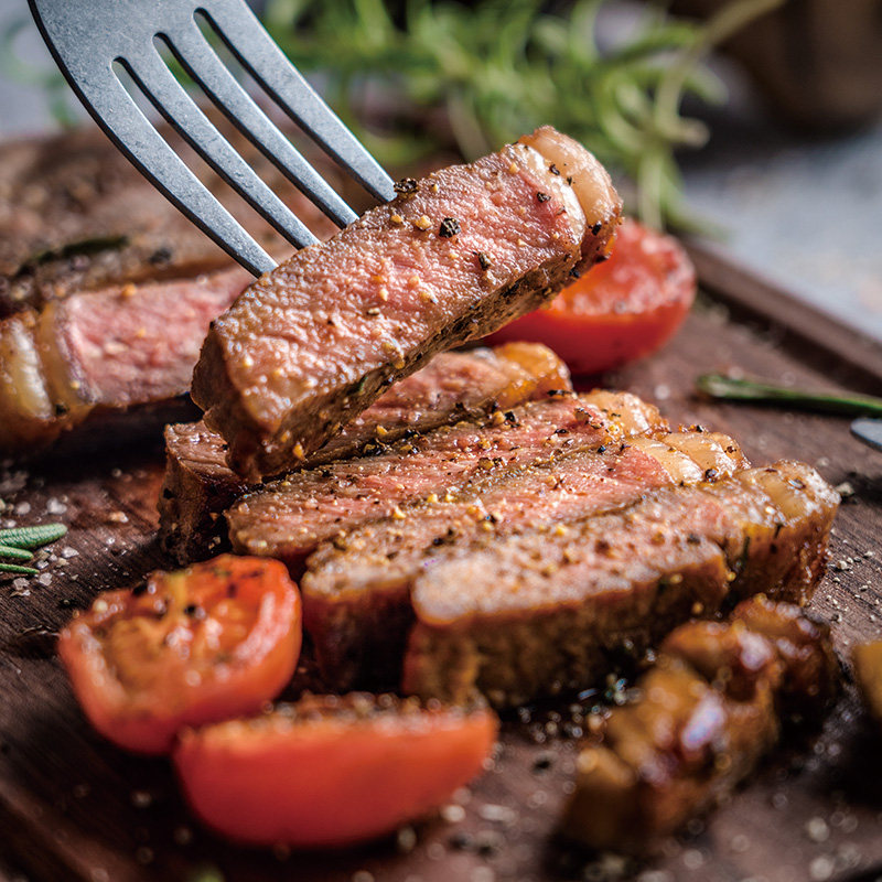 牛排恋尚尚牛手工原肉整切眼肉牛菲力套餐130g牛排