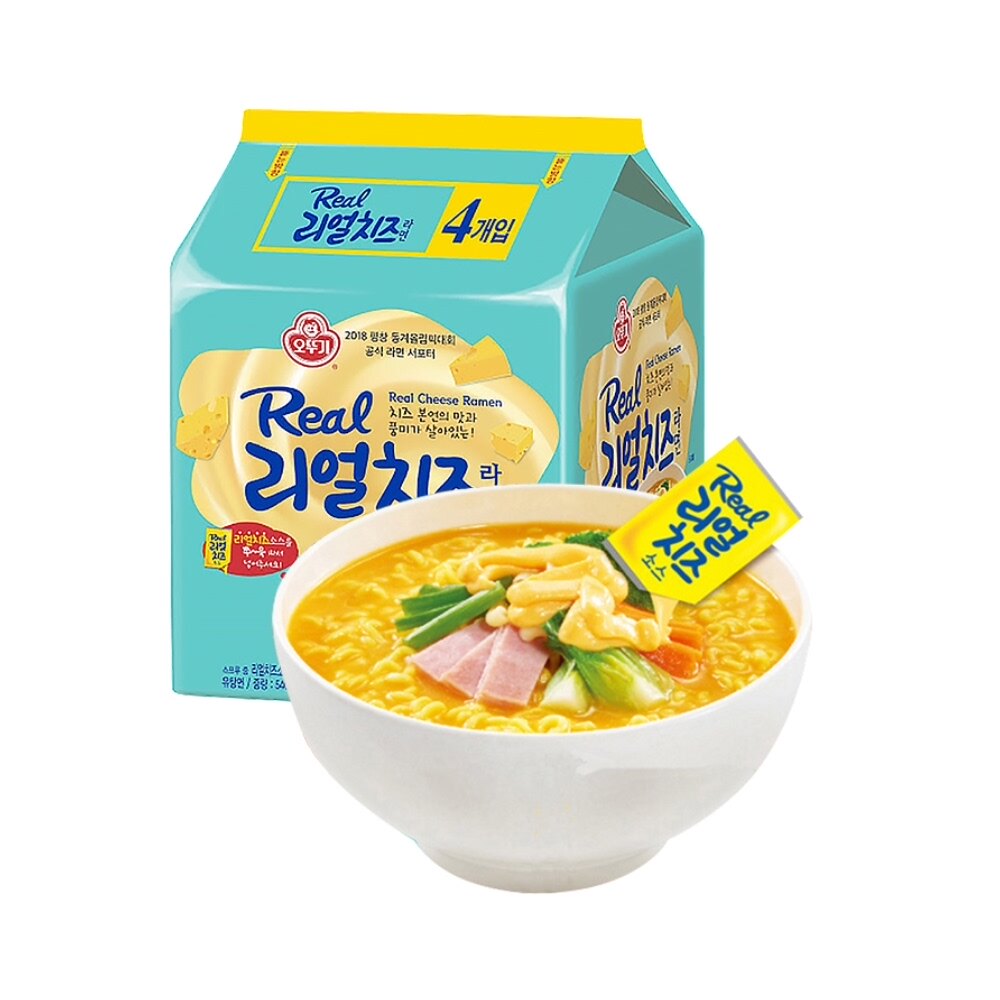韩国进口不倒翁速食方便面特浓芝士拉面540g(热品库)
