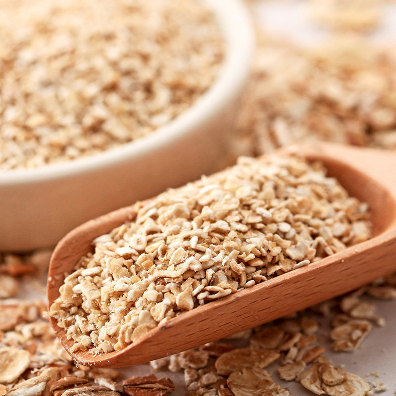 whollymoly好哩进口冲饮谷物燕麦麸皮400g免煮即食代餐 麦麸 麸皮