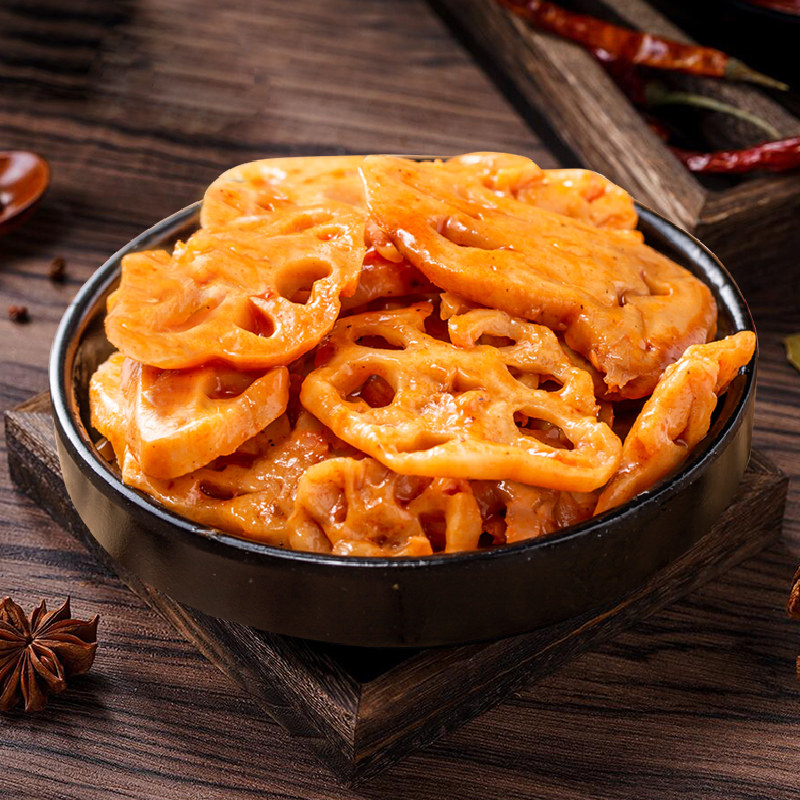 秦之恋香麻零食休闲特产素食卤味即食辣味鸭味蔬菜干