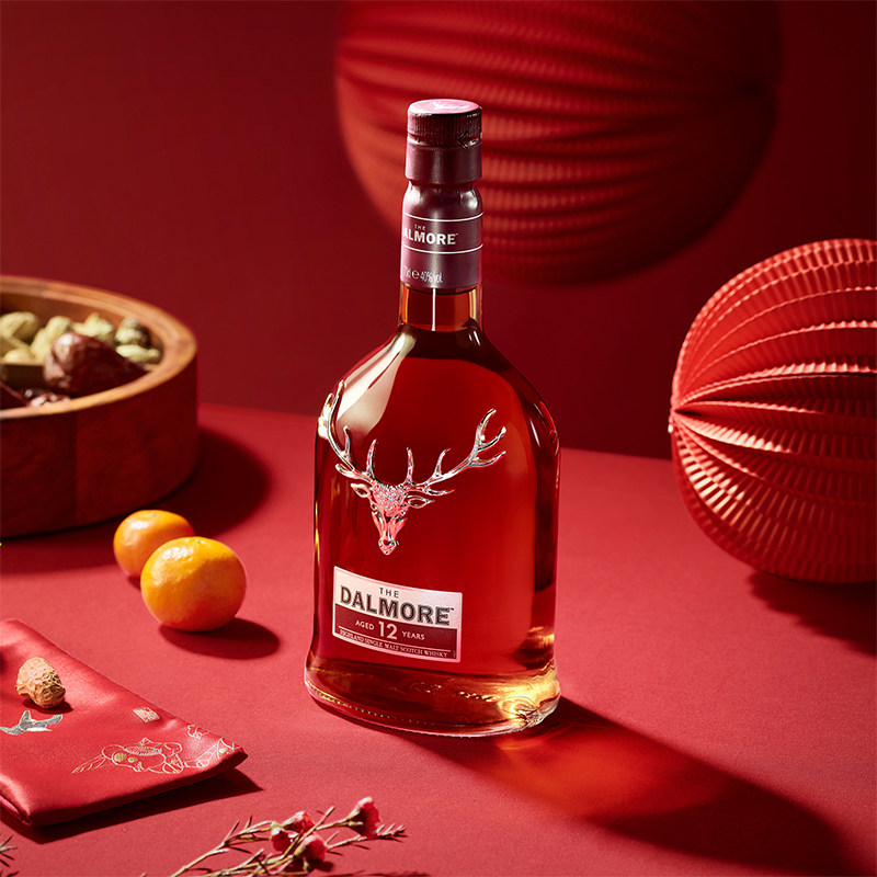 dalmore 大摩12年 大摩15年单一麦芽威士忌烈酒洋酒收藏节日送礼 - 痕