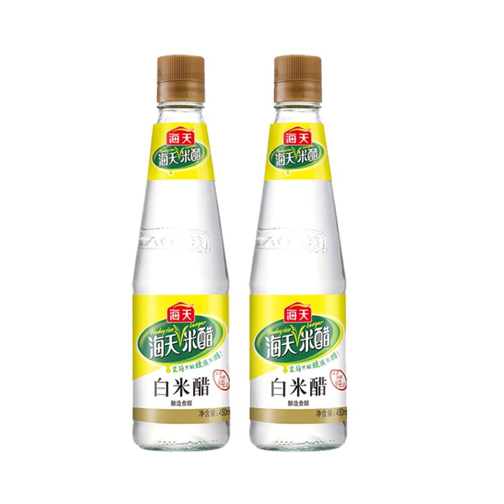 米醋调料海天白米醋450ml白醋酿造炒菜凉拌厨房醋