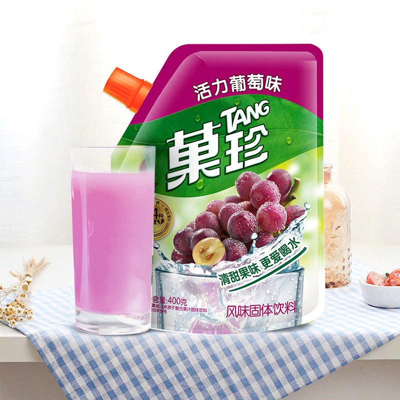 菓珍健康冲饮活力葡萄味400g*1袋夏季营养早餐维c速溶凑单 - 天猫超市
