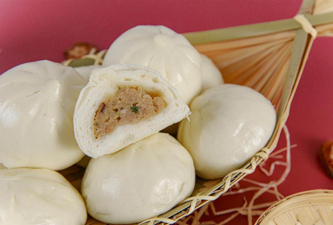 金城肉包食品315gx1早餐速冻方便方便面面食早点包点