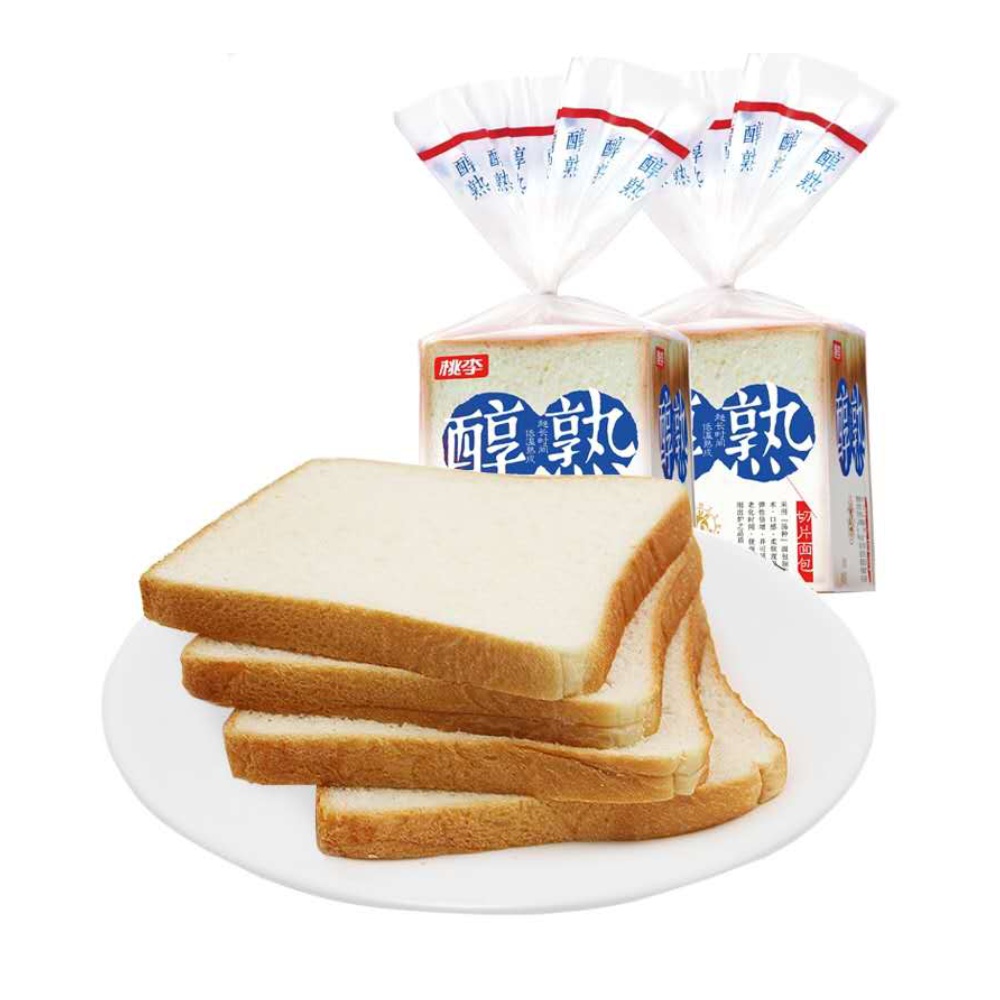 短保新鲜桃李醇熟切片早餐面包网红营养代餐西式糕点