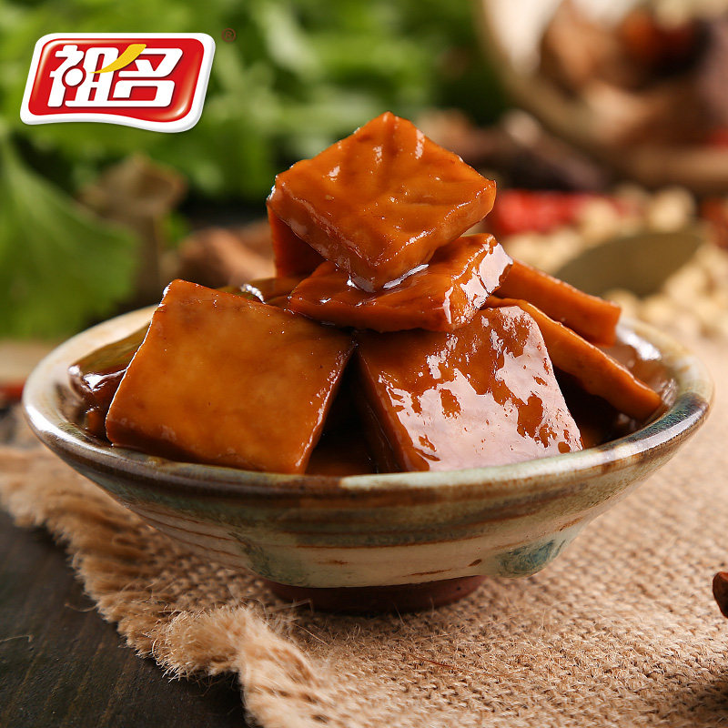 祖名 豆腐干 江南五香味豆干90g/袋 休闲零食 即食