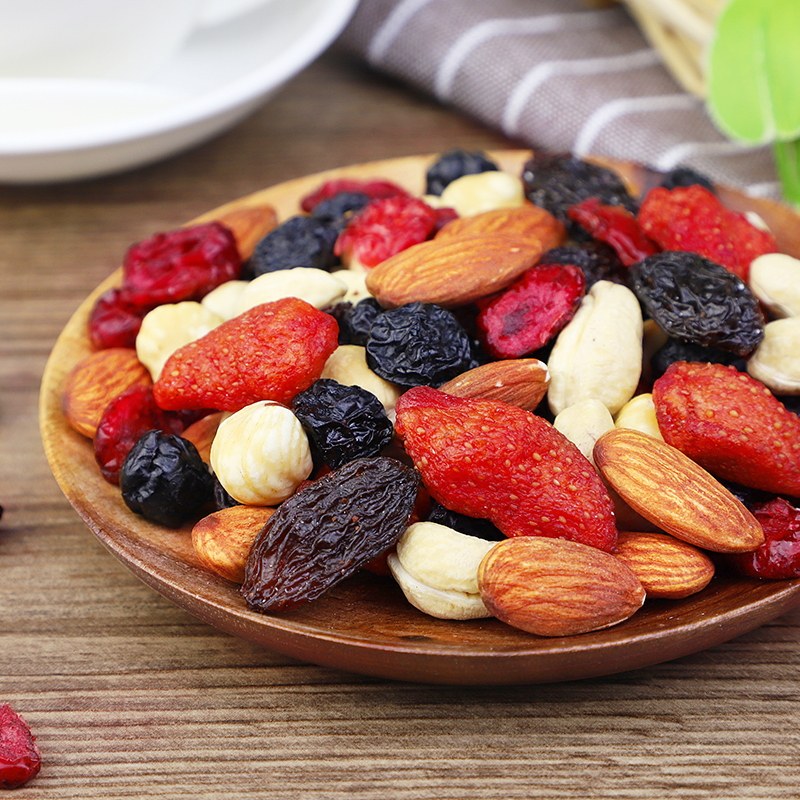 华味亨综合果仁罐装400g混合每日坚果干果肉零食