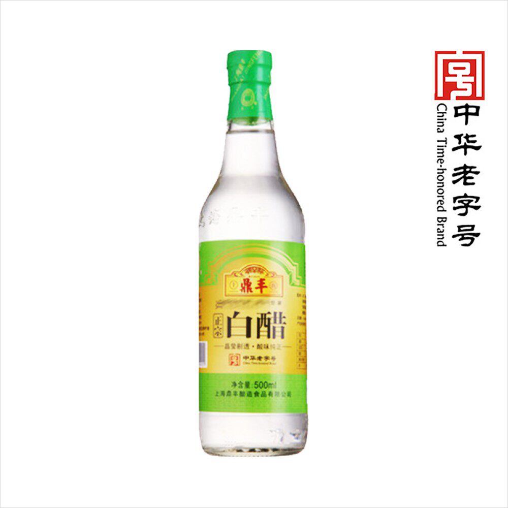 鼎丰白醋500ml瓶装 调制醋 酿造食醋配制 家庭厨房必备