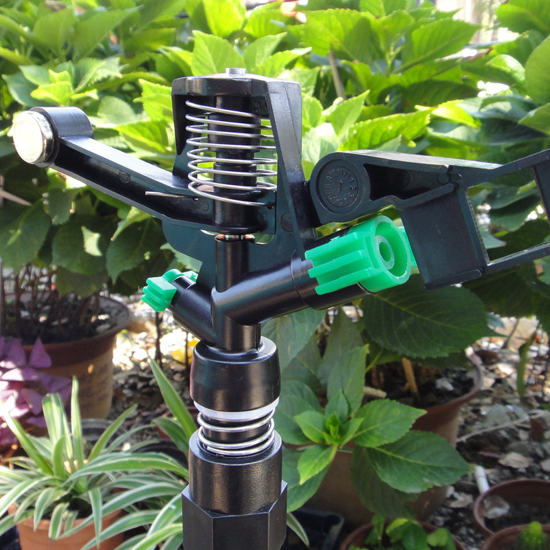 塑料摇臂旋转喷头360度园林农业草坪喷灌设备塑料摇臂喷头