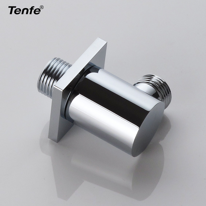 花洒鼎菲装入墙式淋浴配件软管转接头4分连接花洒配件