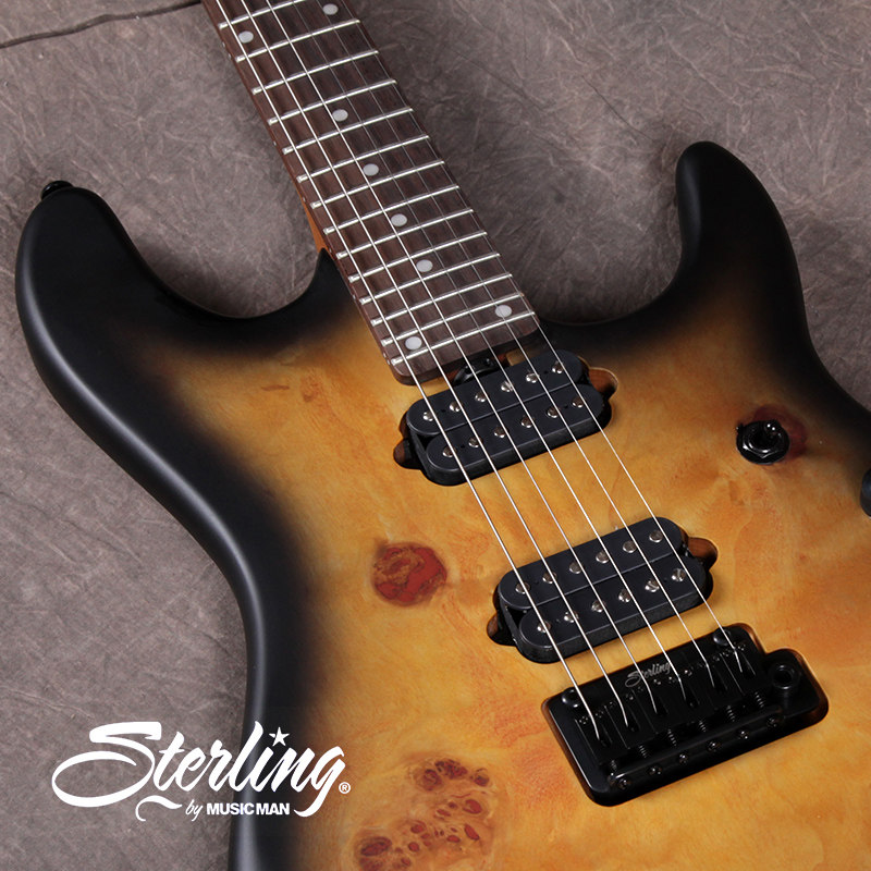 sterlingbymusicmanjasonrichardson签名款电吉他七弦进阶吉他电吉他