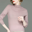 Woolen Sweater Women's 100 Pure Wool Bottomed Sweater With Half High Neck Long Sleeve Autumn And Winter New Style Sweater Foreign Style Sweater Woolen Sweater Women's 100 Pure Wool Bottomed Sweater With Half High Neck Long Sleeve Autumn And Winter New Style Sweater Foreign Style Sweater