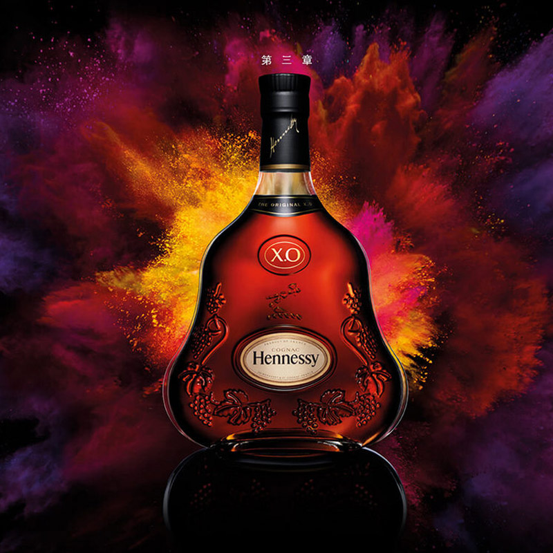1919酒类直供法国hennessy轩尼诗xo干邑白兰地700ml白兰地