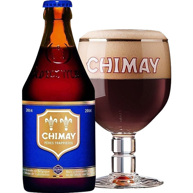 门店直送1919酒类直供智美蓝帽修道院精酿啤酒330ml12进口