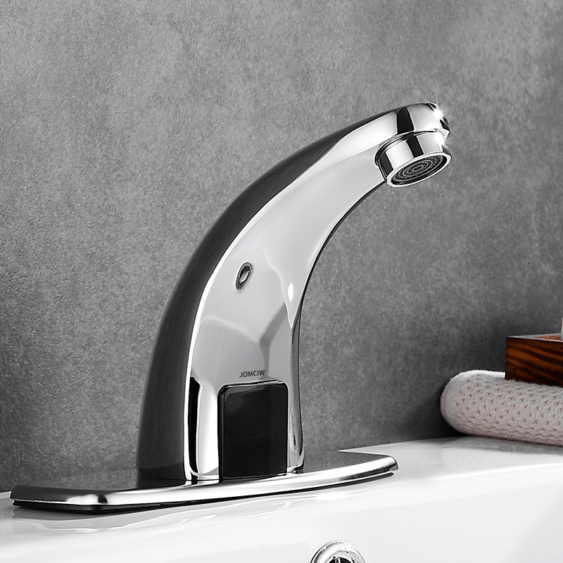 全铜红外线智能感应水龙头单冷热冷热全自动感应式面盆感应龙头