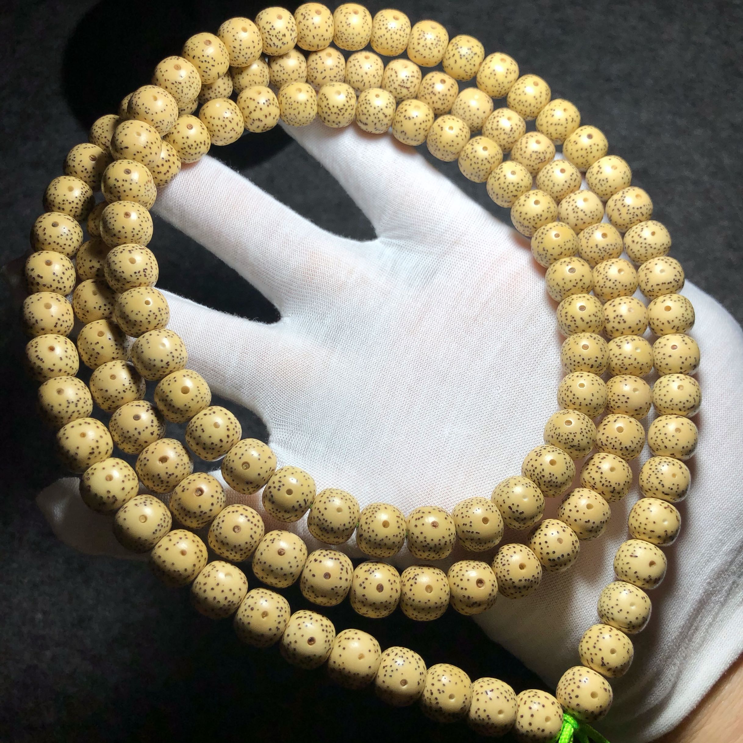 特价一图一物15号11x10mm原生态陈籽星月菩提提子佛珠