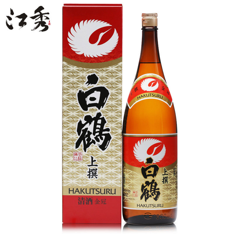 白鹤上选清酒1.8l日本原装进口酒洋酒发酵酒日本米酒中口日本清酒