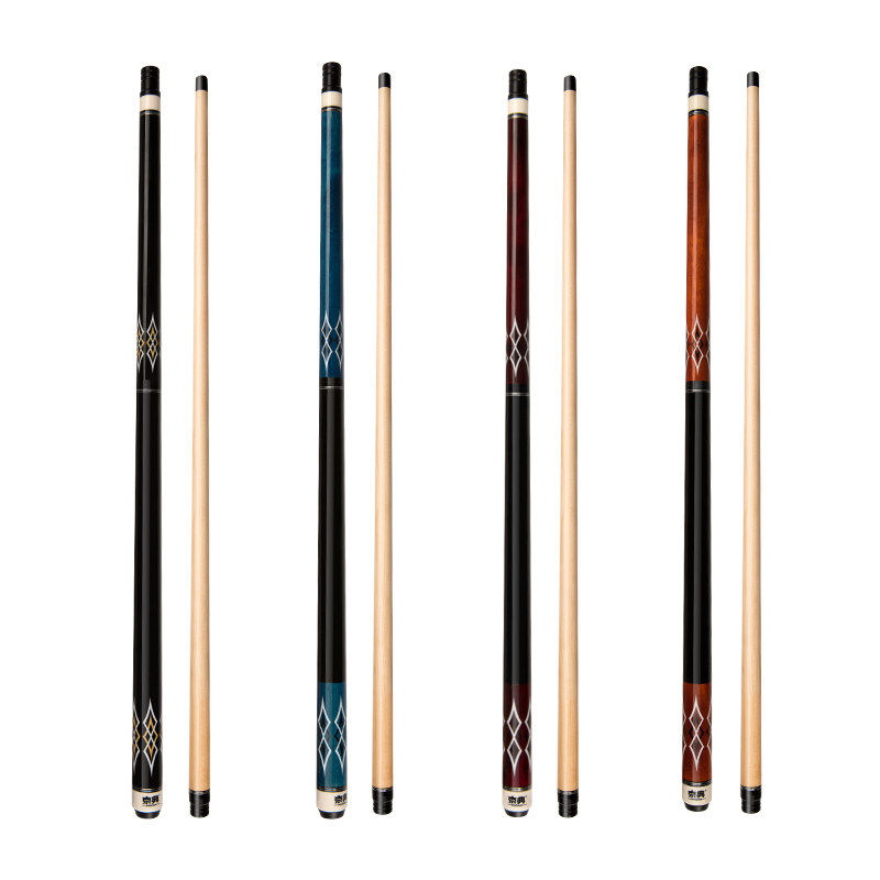 球杆台球冲跳一体杆黑专用中式冲杆桌开球电木台球杆