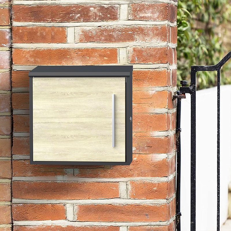 信箱室外别墅防雨家用信报箱挂墙创意壁挂式 大号复古邮箱邮筒 - 淘宝