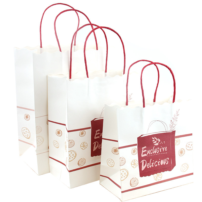 纸袋打包蛋糕面包手提袋食品服装珠宝首饰礼品包装点心包装盒