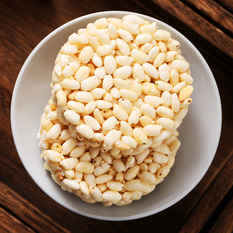 蒲议原味米饼零食米通食品脆炒米饼儿大米膨化膨化食品