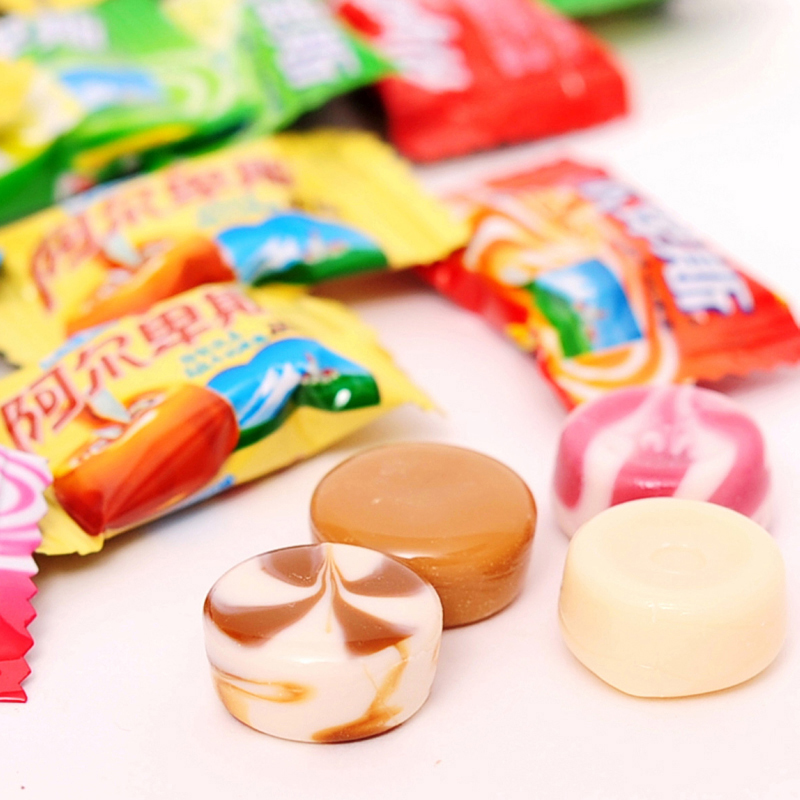 阿尔卑斯牛奶糖水果硬糖2500g原装结婚婚庆喜糖糖果传统糖果