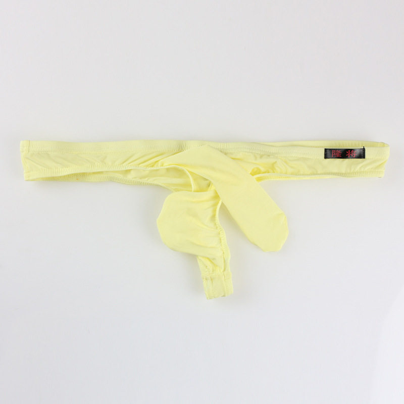 套袋男士兜蛋内裤丁字裤jj兜袋飞机裤提形环袋男丁字裤