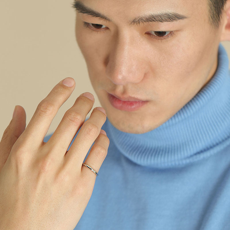 独身主义潮款尾戒男小指钛钢单身潮男指环男生戒指戒指