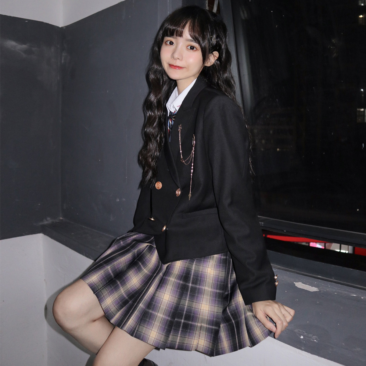 放学后的制服馆/吸血鬼之夜/原创jk制服格裙正版春秋装新年现货女