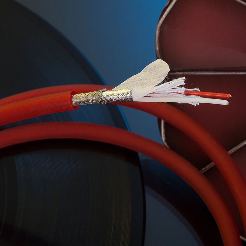 金三角jsjfd192a镀银银线话筒麦克风麦线卡农双芯线材