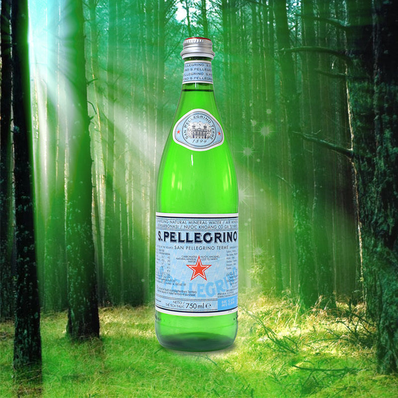 圣培露含气天然矿泉水750ml意大利原装进口京津冀包邮饮用水