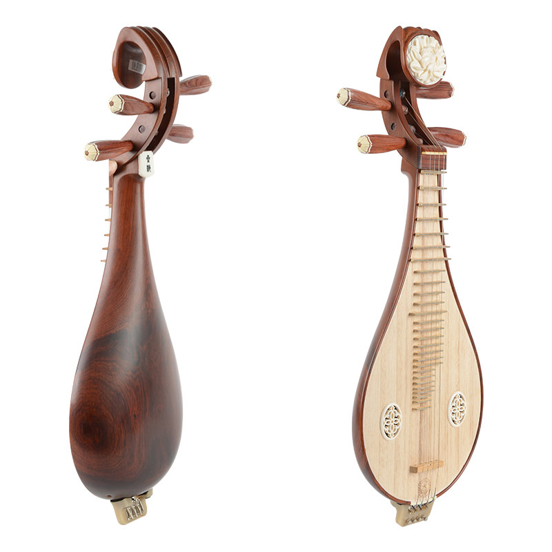 柳琴琵琶北京星海8414专业酸枝红木成人演奏柳琴